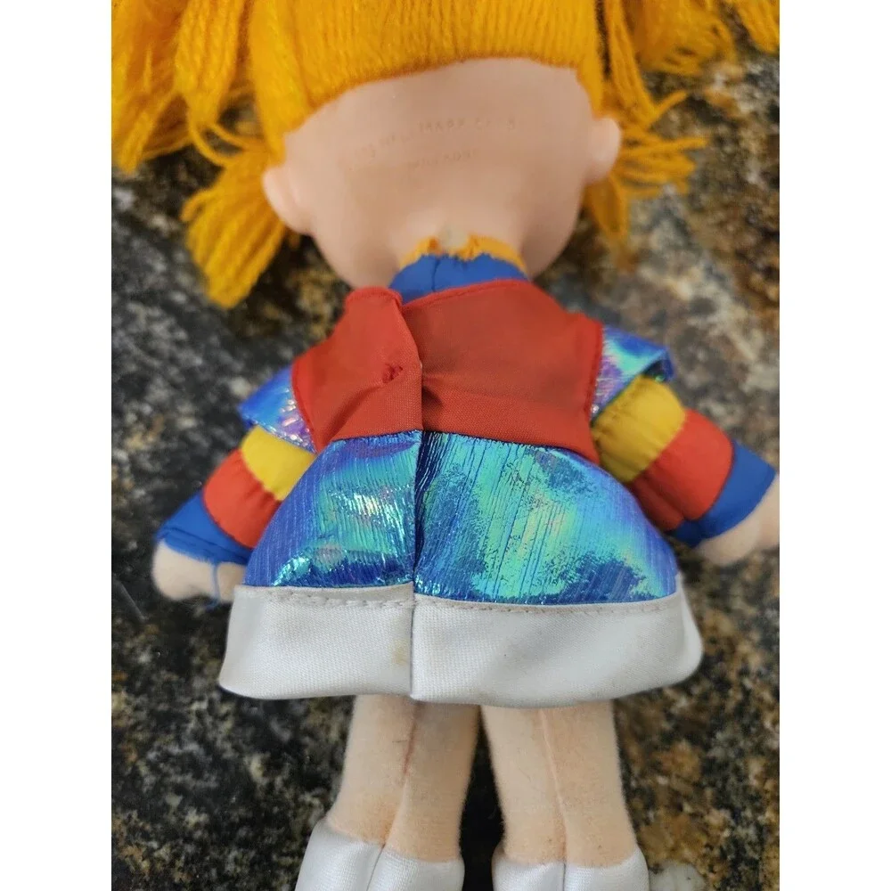 Vintage 1983 Rainbow Brite Dolls Lot of 2 - Original Mattel Hallmark- Bendy